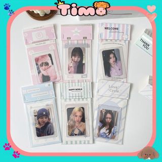 Đồ Gói Card Bìa Đầu Bấm Gập Cute Phong Cách Hàn Quốc Pastel Dễ Thương Tổng Hợp Timo GQ65