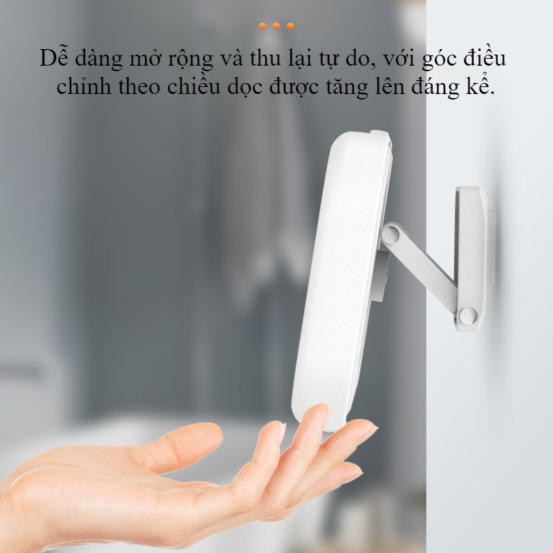 Giá Treo Điện Thoại Nhà Tắm Đa Năng - Giá Treo Tường, Kéo Dài, Xoay 360°, Chống Nước, Cảm Ứng