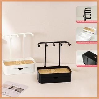 [savemoneyeveryday] Màn hình sắp xếp trang sức thời trang cho vòng cổ Bông tai Giá đựng đồ trang sức có đế bằng gỗ Vòng tay Giá đỡ nhẫn [vn]