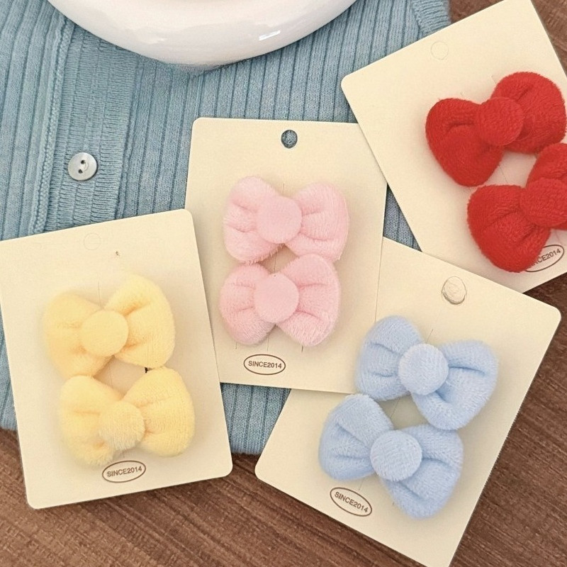 Kẹp tóc có nơ buộc dành cho bé gái và sinh viên, đa năng và sang trọng