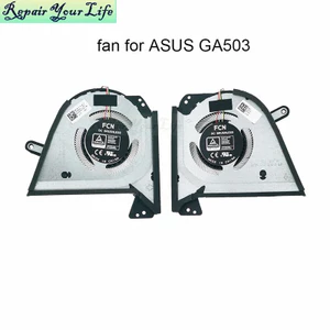 CPU GPU Quạt Làm Mát Cho ASUS ROG Zephyrus G15 GA503RM GA503RS GA503RW GA503RX 13NR0800T04011 13NR0800T03011 DFSCK221151812 Mới