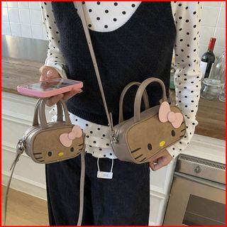 Túi xách Kitty dễ thương GC2 với thiết kế độc đáo dành cho nữ Túi đeo chéo Mini da lộn thời trang CG2