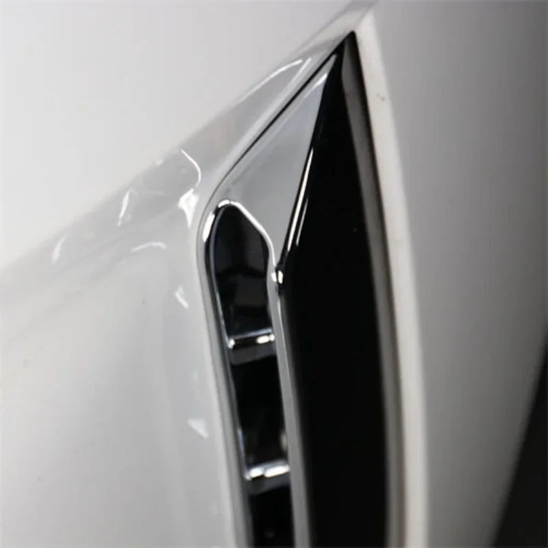 Dành Cho Xe Kia Sorento MQ4 2021-2023 ABS Crom Bạc Sợi Carbon Phong Cách Cản Trước Lỗ Thông Khí Đèn Sương Mù Trang Trí Ngoại Thất