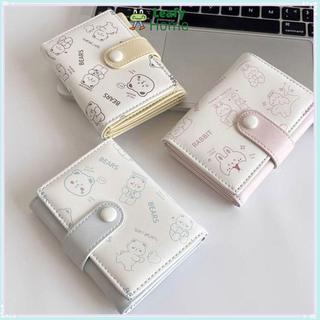 Ví nữ Mini LEAFYHOME, Hộp đựng thẻ tín dụng in hoạt hình nhẹ, Túi đựng tiền PU