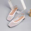Retro Đơn Giản Đế Mềm Thoáng Khí Lưới Rỗng Flat Nữ Size Lớn Sandal