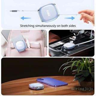 Cáp sạc nhanh có thể thu vào đa năng JOJO Công suất 240W với độ căng hai chiều Điều chỉnh 4 cấp di động cho thiết bị
