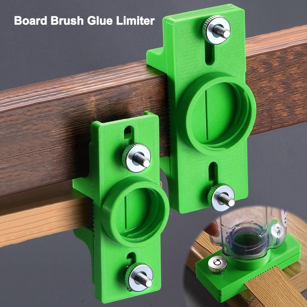 HIGHVIEWLS Board Brush Keo Limiter, Bộ bôi keo dải cạnh đa chức năng có thể điều chỉnh, Công cụ niêm phong cạnh Đồ nội thất chế biến gỗ Bảng dải cạnh