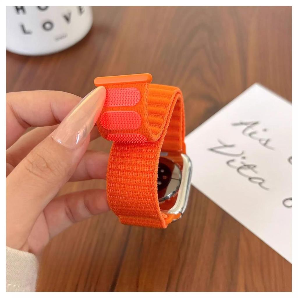 Dây đeo Nylom tương thích cho Apple Watch Series11 / 10 42mm 46mm Ultra3 / 2 / 1 49mm 40mm 44mm 38mm 41mm 42mm 45mm 9 8 7 6 5 4 SE