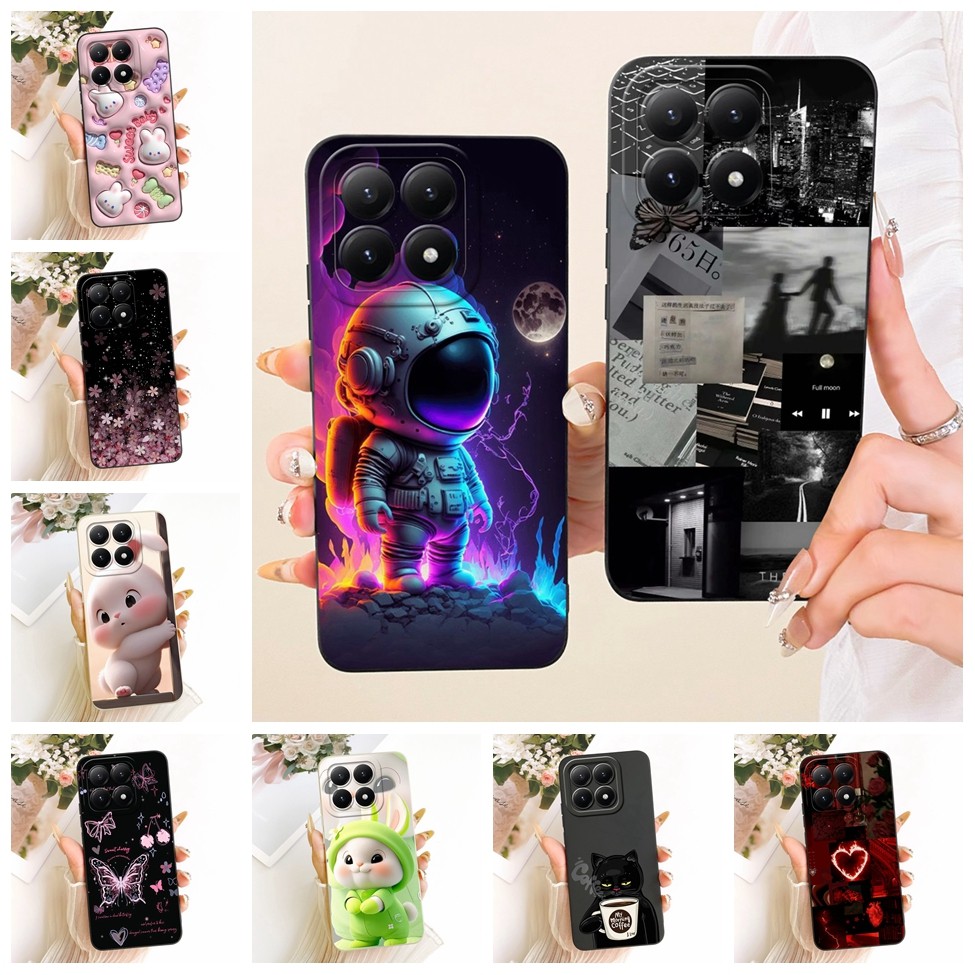 Dành Cho Xiaomi 15T 5G Ốp Lưng Thời Trang Sang Trọng Hoạt Hình Dễ Thương Vỏ Silicon Sơn Ngộ nghĩnh 25069PTEBG