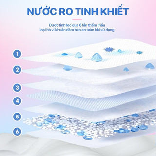 Khăn ướt Topgia cao cấp 80 tờ mềm mại, không cồn không mùi, không parabens dành cho mẹ và bé TopGia Store1