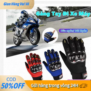 Găng Tay Đi Phượt Sport – Gù Cứng Bảo Vệ, Ngón Dài, Phù Hợp Đi Xe & Leo Núi