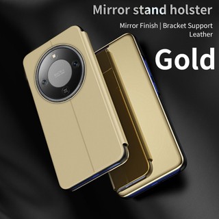 Honor X9D 5G 2025 Flip Cover Cho Honor X9d X 9d HonorX9d 5G Vỏ Điện Thoại Da Gương Sang Trọng Bảo Vệ Toàn Diện Giá Đỡ Giá Đỡ Mặt Sau Chống Sốc Vỏ