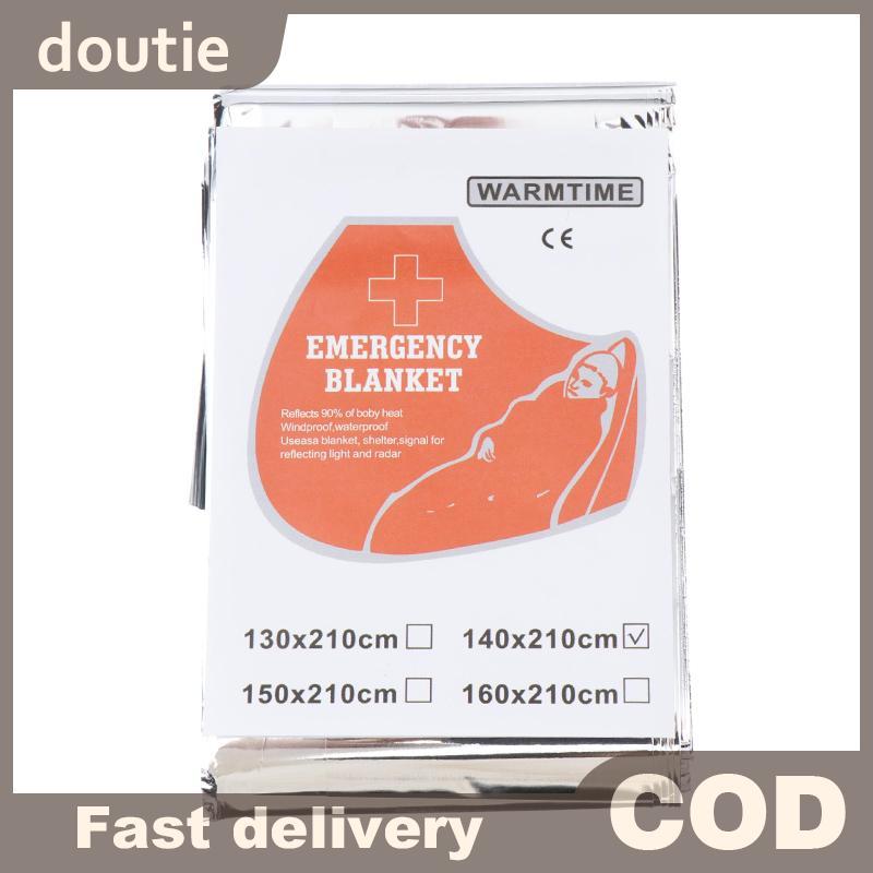 Doutie Chăn Cứu Hộ Khẩn Cấp Ngoài Trời, Chống Thấm Nước, Giữ Ấm, Kích thước: 130/140/160 x 210cm VN