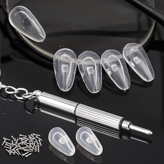 Bộ Đệm Mũi Kính Silicone Chống Trơn Trượt - Có Tua Vít Cho Việc Lắp Đặt Dễ Dàng