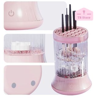 Máy Rửa Cọ Trang Điểm Tự Động Cao Cấp (7000 vòng/phút) - Hai Phiên Bản Sạc Điện & Cắm Dây