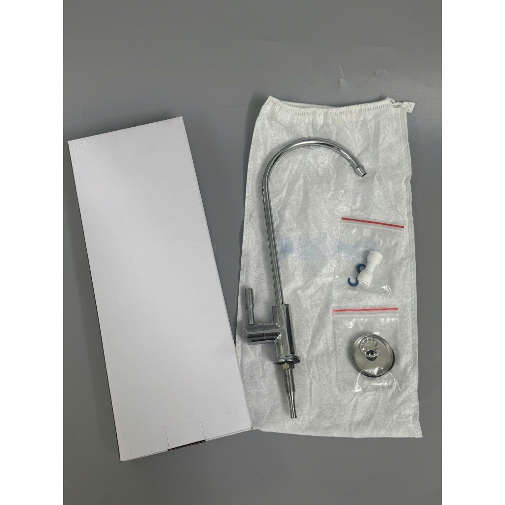 Vòi Lấy Nước, Vòi Karofi Inox 304, Vòi Cổ Ngỗng Cắm Nhanh Đầy Đủ Phụ Kiện - Hàng Chính Hãng Karofi