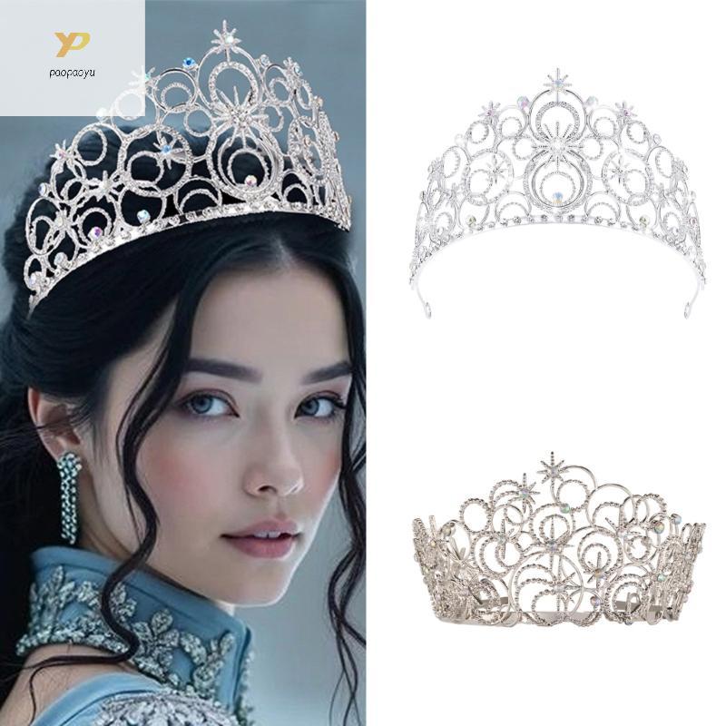 Băng đô vương miện pha lê thanh lịch cho bé gái, phù hợp sinh nhật