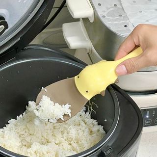 Sáng Tạo Thìa Cơm Hình Platypus Hoạt Hình Hàng Hóa Thực Phẩm Xẻng Cơm Silicon Cấp Thực Phẩm