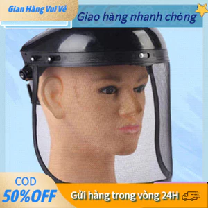 【24h】Mũ Bảo Hộ Lưới Chống Văng Mạt – Dành Cho Máy Cắt Cỏ, Hàn Điện, Cắt Mài Sắt