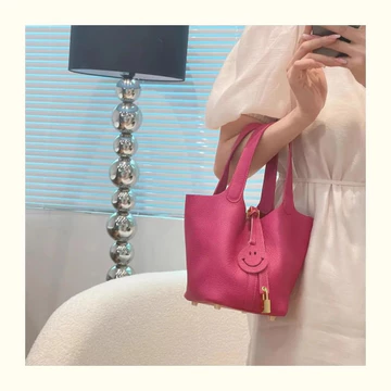 Women's PU Leather Bucket Bag