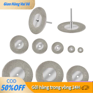【24H】10 Lưỡi Cắt Kim Cương Đa Kích Thước – Cắt Gạch, Gỗ, Kim Loại Bằng Máy Mài, Máy Khoan