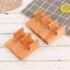 Giá Sushi CATIYAHA, Thiết Kế Thanh Lịch Gỗ Taco Snack Giá Đỡ Thực Phẩm, Đĩa Gỗ Hình Chữ U Chân Đế Ẩm Thực Cho Nhà Hàng Khách Sạn Nhà