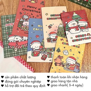 Túi Kraft Noel Mini Hoạt Hình Xinh Xắn Giấy Đựng Quà Giáng Sinh Timo GQ09