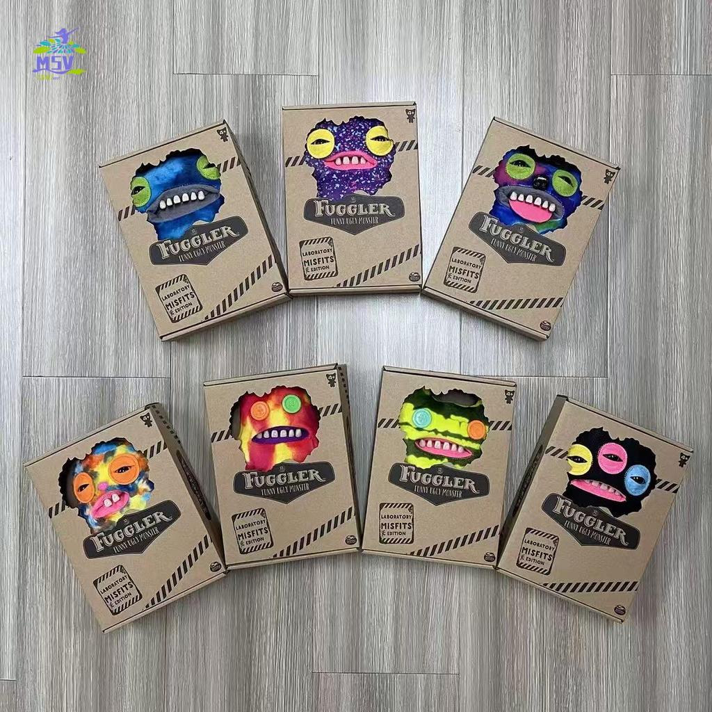 Búp bê sang trọng mặt dây chuyền quái vật dễ thương - Răng lớn Đồ chơi quái vật xấu xí vui nhộn cho trẻ em