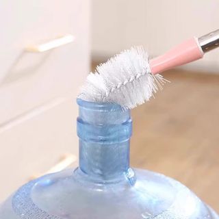Bàn chải xô nước RISEDOT, Bàn chải làm sạch xô mềm có thể uốn cong, Bàn chải cầm tay dài đa năng cho thùng đựng nước bằng nhựa