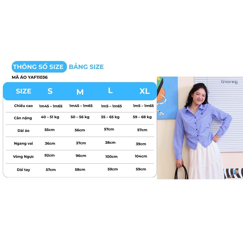 Áo Sơ Mi Nữ GUMAC Form Ôm Vừa Tay Dài Nhún Eo Cách Điệu YAF11036