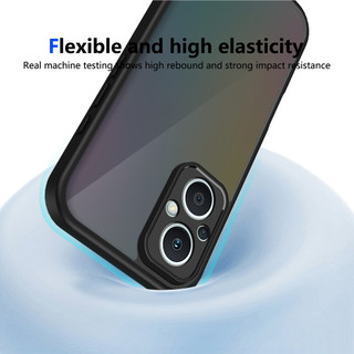 Dành Cho OPPO Reno 7Z 5G / 8Z 5G Ốp điện thoại Cứng Mờ Da-Cảm Giác Mềm Khung TPU Chống Sốc Mỏng