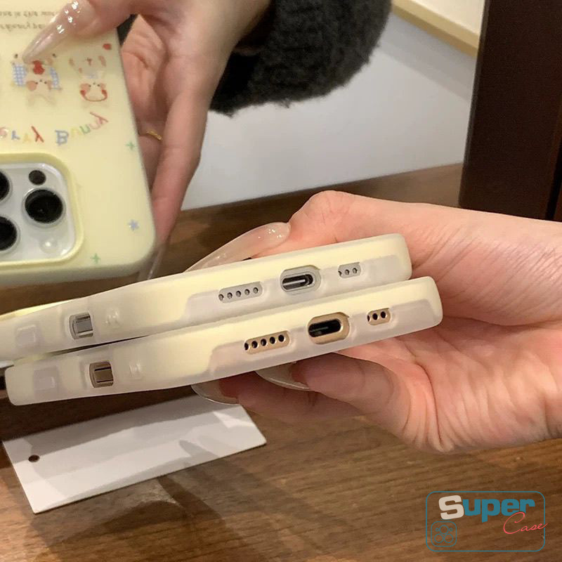 Ốp Lưng Tương Thích Cho IPhone 16 11 13 15 17 14 12 Pro Max 15 16 17 Pro XR Air 7Plus X XS Max Hoạt Hình Thời Trang Chó Con Dễ Thương Ngôi Sao Sọc Bìa Mềm