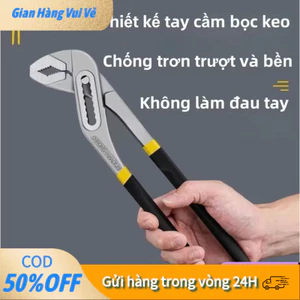 【24H】Kìm Mỏ Quạ 7 Lỗ Đa Năng 10 Inch – Gọng Cứng, Mỏ Rộng, Lý Tưởng Lắp Đặt Sửa Chữa Ống Nước Dân Dụng