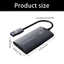 Btsg Hợp kim nhôm USB C Đầu đọc thẻ OTG cho thẻ nhớ TF và CF Đôi USB C USB A Cổng 480Mbps Tốc độ truyền phích cắm