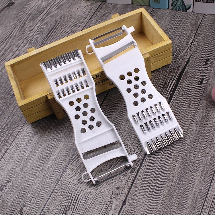 Nạo củ quả đa năng 6 in 1 chống han gỉ, dụng cụ nạo củ quả nhỏ gọn, nhanh chóng, tiện lợi FE123