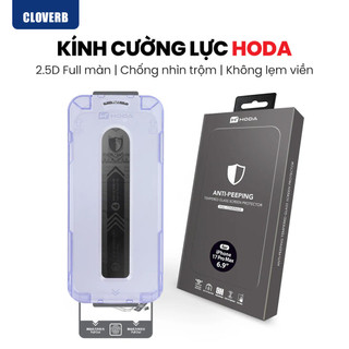Kính Cường Lực Chống Nhìn Trộm HODA cho iPhone 17 Pro Max Kèm Khung Dán Full Màn Không Lẹm Viền