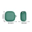 Tai nghe YRBWD, Silicone có vỏ tai nghe Bluetooth Carabiner, Phụ kiện tai nghe chống sốc chống rơi cho Anker Soundcore R60i NC