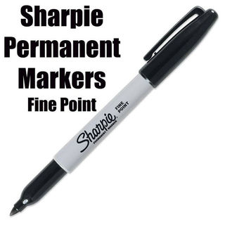 Bút đánh dấu vĩnh viễn điểm mịn màu đen Sharpie 30001.