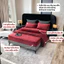 Set Chăn Ga Gối 5 Món Nỉ Nhung Cao Cấp Memminbedding Luxury Siêu Mướt Mịn, Êm Ái, Giữ Nhiệt Cực Tốt