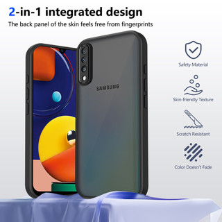 Dành Cho Samsung Galaxy A50 / A50s / A30s Ốp điện thoại Cứng Mờ Da-Cảm Giác Mềm Khung TPU Chống Sốc Mỏng