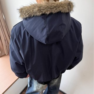 Áo khoác nam độn bông style retro Mỹ, thêu huy hiệu đại bàng leo núi