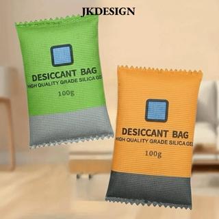 Túi hút ẩm JKDESIGN, Túi hút ẩm có thể tái sử dụng chống ẩm, Tủ quần áo hút ẩm Silica Gel đa chức năng di động