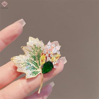 Trâm Cài Chân Kim Cương Giả Lá Liễu Cho Nữ - Phù Hợp Tiệc Cưới và Quà Tặng