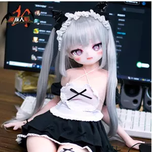 Barbie mozu mozu Người Giúp Việc Hai Chiều Đồ Trang Trí bjd Búp Bê Đồ Chơi