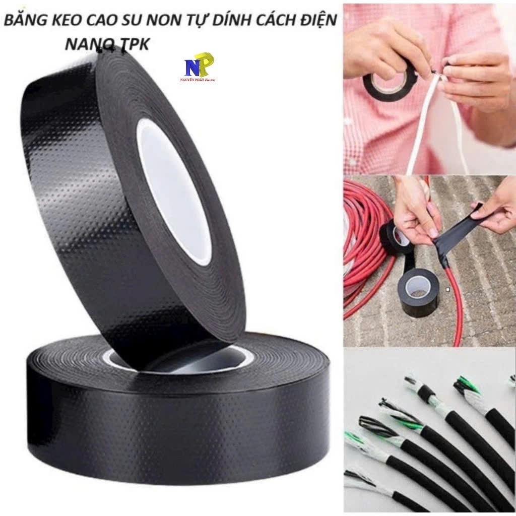 Băng dính cách điện cao su non J20,băng keo cách điện,băng dính cao thế,băng dính điện,băng keo điện,băng dính cuốn dây