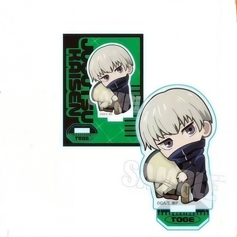 Jujutsu Kaisen Mini Acrylic Đứng Dễ Thương Chibi Hình Trang Trí Bàn Làm Việc Quà Tặng Anime