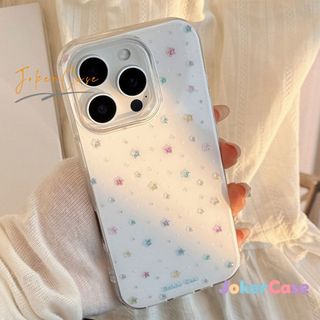 Ốp Lưng Cho IPhone XR 15 17 16 11 12 14 13 Pro Max X XS Max 16 7 8 15 14 Plus SE 2020 Air Vỏ bảo vệ ngôi sao đầy màu sắc