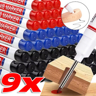 3 / 6 / 9 Bút đánh dấu mở rộng đầu dài 20mm - Bút đánh dấu lỗ sâu chống thấm nước gốc dầu