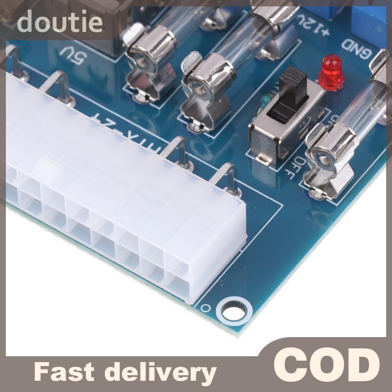 Doutie 1 Bộ Chuyển Đổi Nguồn Điện Cung Cấp Mô Đun Kiểm Tra Nguồn Điện Mạch Ổ Cắm Mô Đun HU-M28W Máy Tính Để Bàn Điện ATX Chuyển Bảng VN