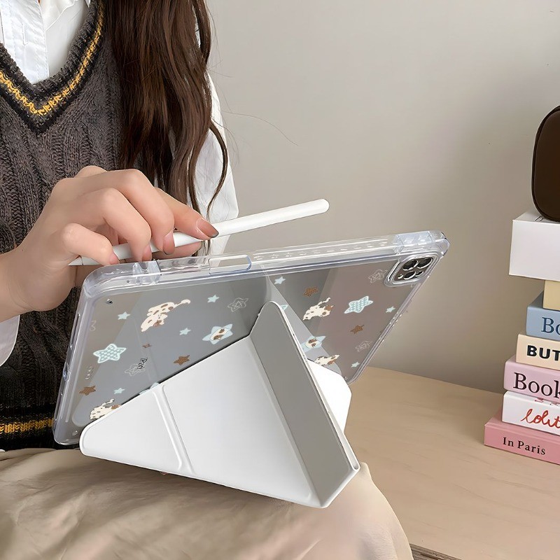 Bảo vệ cho vỏ ipad air 13 inch Gen5 / 6 Mini4 / 5 / 6 air 11 Air4 / air5 M2 Air6 M3 Air7 M4 24S pro11 thế hệ thứ 10 Air2 Gen7 Gen8 Gen9 pro 12.9 25S A16 gen11th Phim hoạt hình Vỏ máy tính bảng dễ thương